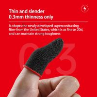 For Gamer Sweat-proof For Pubg Sensitive Finger Thumb Sleeve Gloves For Mobile Games Finger Cover Gaming Finger Sleeve Anti-slip