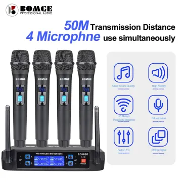 4 Channel Wireless Microphone Best Price in Singapore Apr 2024