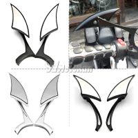 4Styels Universal Motorcycle Rearview Side Mirrors For Yamaha V-Star XVS 250 650 950 1100 1300 Custom Silverado Chopper