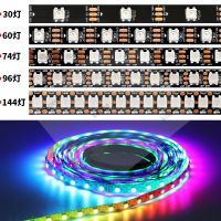 【LZ】 WS2812B WS2812 Digital Flexible Individually Addressable Pixel Led Strip RGB LED Strip 30/60/74/96/144Pixel/Leds/M Tape Light 5V