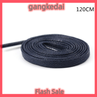 Gangke 1คู่เชือกผูกรองเท้า FLAT round Leather SHOE Strings 80cm /100cm/120cm/150cm