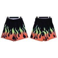 xxReady Stock xx ? Plus Size High Street Gallery Dep New flame print drawcord loose casual mens shorts