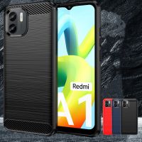 （ใหม่）สำหรับปก Xiaomi R Edmi กรณี A1กลับ Soft TPU กันกระแทกกันชนกรณีคาร์บอนไฟเบอร์สำหรับ Xiaomi R Edmi A1ปก R Edmi A1พลัส2022