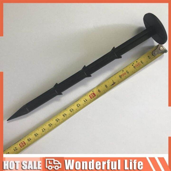 [10pcs 8inch] Plastic Mulch Garden Nail Stake Ground Plastic Peg Nail
