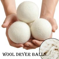 1/3/6pcs Wool Dryer Balls Reusable Cat Dog Hair Catcher Laundry Ball Clothes Hair Cleaning Tool Wool Dryer Balls Washing Machine