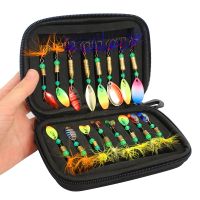 【hot】﹉►☃ 16pcs/20pcs Set Fishing Spoons Lures Metal Baits forCasting Spinner Bait with Storage Outdoor