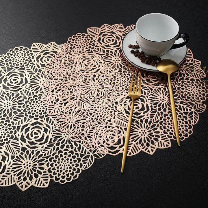 rose-flower-pattern-round-hollow-pvc-placemat-ins-western-table-mat-heat-insulation-pad-non-slip-coaster