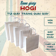 Túi giấy kraft trắng quai giấy HOGI