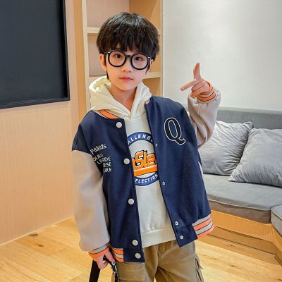 Cloth legend 2022 new childrens clothing for men and women baseball uniform coat boys in the spring and autumn coat Fried street western style jacket
