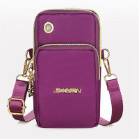 JIANI กระเป๋าสะพายไหล่ไนลอนผู้หญิงกันน้ำ Crossbody โทรศัพท์กระเป๋าเล็กกระเป๋าสตางค์คาดเข็มขัด