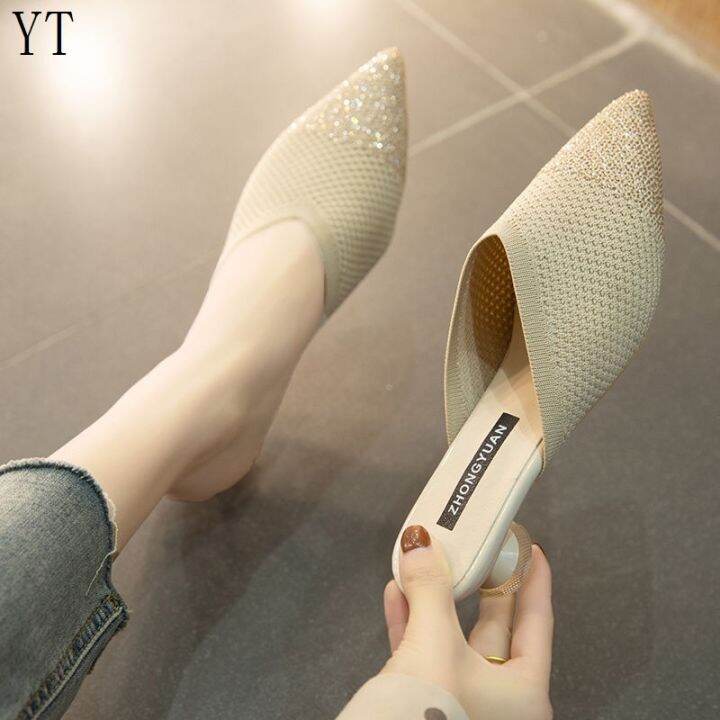 thick-heel-womens-shoes-baotou-half-slippers-2022-spring-new-style