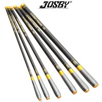 JOSBY Telescopic Travel Fishing Rod 3.6M/4.5M/5.4M/6.3M/7.2M High Carbon Portable Super Hard Stream Pole Freshwater Pesca