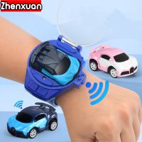 Zhenxuan Remote Control Car 2.4ghz Usb Rechargeable Watch Rc Racing Car Mini Cartoon Electrio Wrist Racing Car Model Toy