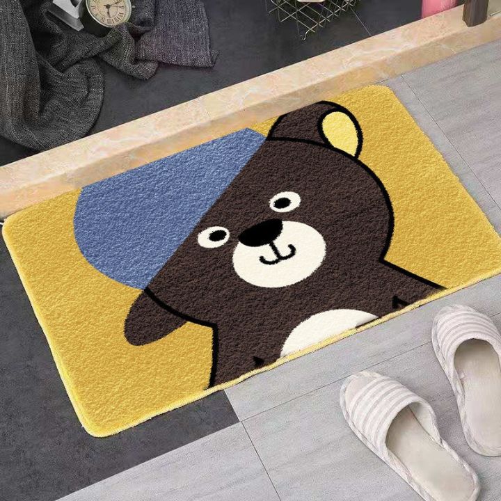 bathroom-absorbent-carpet-anime-carpet-pure-color-bathroom-door-mat-heart-shaped-rug-area-carpet-household-floor-mat-fluffy-rug