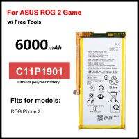 แบตเตอรี่?สำหรับ ASUS ROG 2เกม/ (C11P1901) ZS660KL I001DB ความจุแบตเตอรี่ 6000MAh