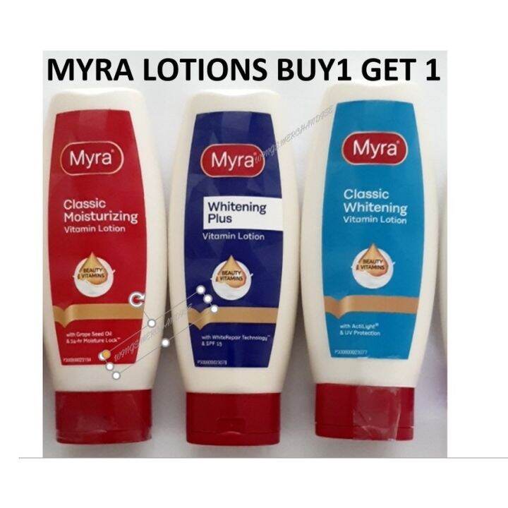 COD MYRA E BEAUTY VITAMIN BODY LOTIONS BUY1GET1 Lazada PH