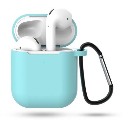 เหมาะสำหรับ Airpods ฝาครอบป้องกัน Apple ซิลิโคนเหลวฝาครอบหูฟังบลูทูธไร้สาย Airpods2โปร่งใสบางเฉียบสติ๊กเกอร์ลายไม้2ยีน