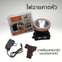 ไฟคาดหัวHL-635 ไฟคาดหัวLED หน้าจอ LCD กำลังไฟ 300w ลำแสงสีขาวพร้อมสายคาดหัวและสายชาร์จ