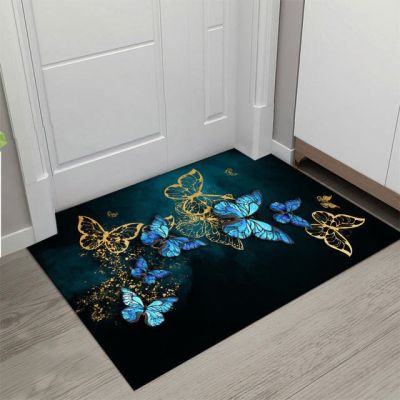 Door Mat พรมเช็ดเท้ากันลื่น พรมเช็ดเท้ากันลื่นซับน้ำอย่างดี พรมเช็ดเท้า ขนาด 50x80cm พรมเช็ดเท้าห้องน้ำ พรมปูพื้น ซับน้ำได้ดี ด้านล่างเป็นยางกันลื่น พรมตกแต่งห้อง พรมแต่งห้องนอน พรมตกแต่งบ้าน พรมเช็ดเท้ากันลื่นอย่างดี Rectangular Door Mat