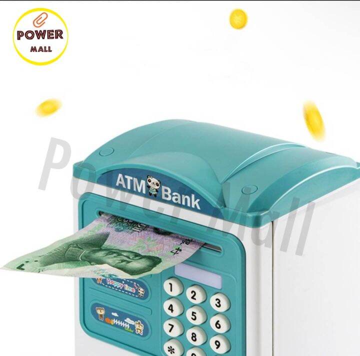 ออมสิน-atm-ดูดแบงค์อัตโนมัต-กระปุกออมสินตู้เซฟ-มีรหัสสามารถสแกนลายนิ้วมือ-มีเสียงเพลง-พร้อมส่งในไทย