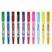 Japan Pilot SCA-TM CD-Marker Japan Twin Marker 2เคล็ดลับใน2สีถาวรขายปลีกน้ำมันปากกา