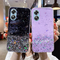 ปลอก เคส OPPO A18 A38 A58 Realme 11x 11 C51 NFC 5G 4G เคสโทรศัพท์ การออกแบบใหม่ร้อนสตาร์รี่ สกาย บลิงเงาป้องกันเลนส์กันกระแทกซิลิโคนใสปกอ่อน Case 2023