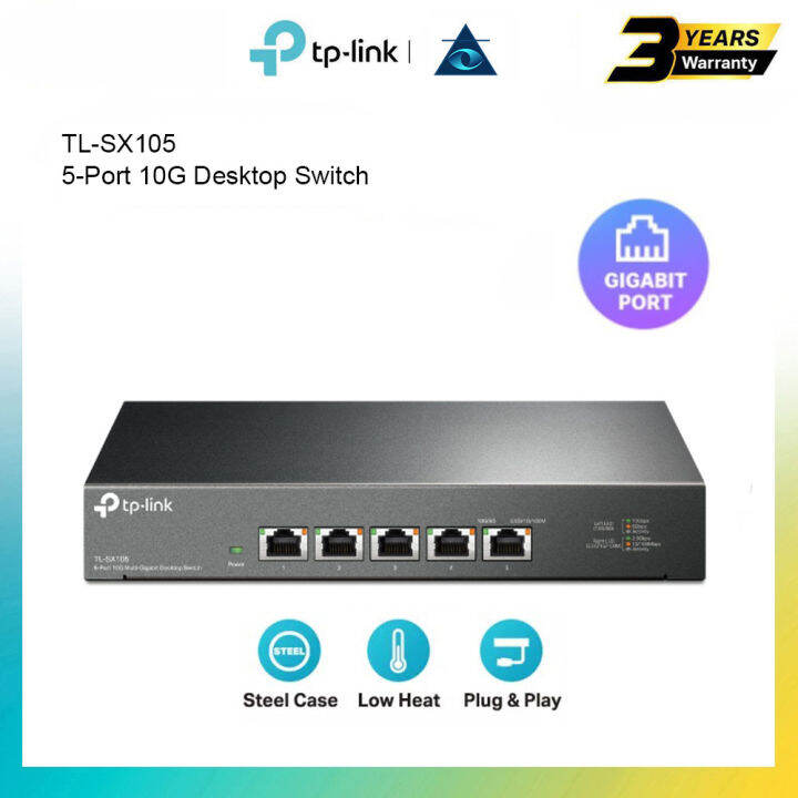 TP-Link TL-SX105 5-Port 10G Desktop Switch | Lazada