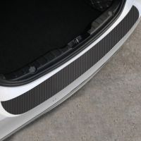 100cm Car Trunk Door Sill Plate Protector Rear Bumper Strip Mouldings Car Guard With Rubber Cover Pad Styling Trim Scraper R7Q8