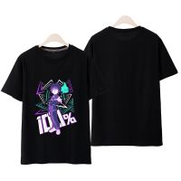 อะนิเมะม็อบ Psycho 100เสื้อยืด III โลโก้2D ผ้าฝ้ายชายฤดูร้อนแขนสั้น Unseix สไตล์เท่