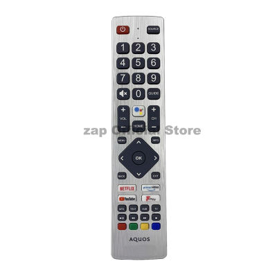 New Voice Remote Control For SHARP AQUOS TV Netflix Prime Video YouTube Freeview Play LC65BL2EA LC40BL3EA LC65BL4EA LC55BL5EA