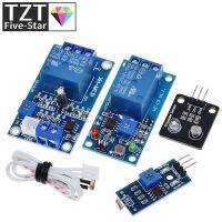 TZT 5V 12V สวิทช์ควบคุม Photoresistor โมดูลรีเลย์ Detection Sensor 10A ความสว่างอัตโนมัติโมดูลควบคุมสำหรับ Arduino-HGJHJ STORE