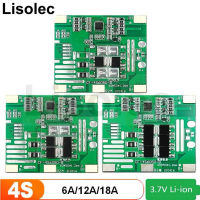 Li-ion 4S BMS with Balance 14.8V 18650 21700 Lithium Battery 6A 12A 18A Charge Discharge Protection Board for Drill MotorTools