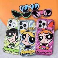 ที่ใส่ถุงลมนิรภัยเคสโทรศัพท์สำหรับ iPhone 14 13 12 11 Pro Max 14Plus น่ารักเคสซิลิโคนนิ่มกันกระแทกสำหรับเด็กผู้หญิง