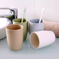 สีทึบกาแฟชาน้ำแก้วห้องน้ำแปรงฟัน Acccessories Drinkware เครื่องมือพลาสติกน้ำยาบ้วนปากถ้วยน้ำแก้วผู้ถือแปรงสีฟัน