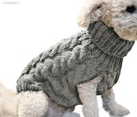 ✢☞ Puppy Dog Sweaters for Small Medium Dogs Cats Clothes Winter Warm Pet Turtleneck Chihuahua Vest Soft Yorkie Coat Teddy Jacket