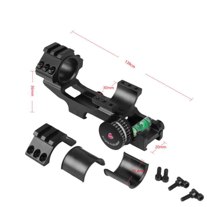 westhunter-adjustable-25-4-30mm-double-rings-scope-mounts-scope-rings-with-level-instrument