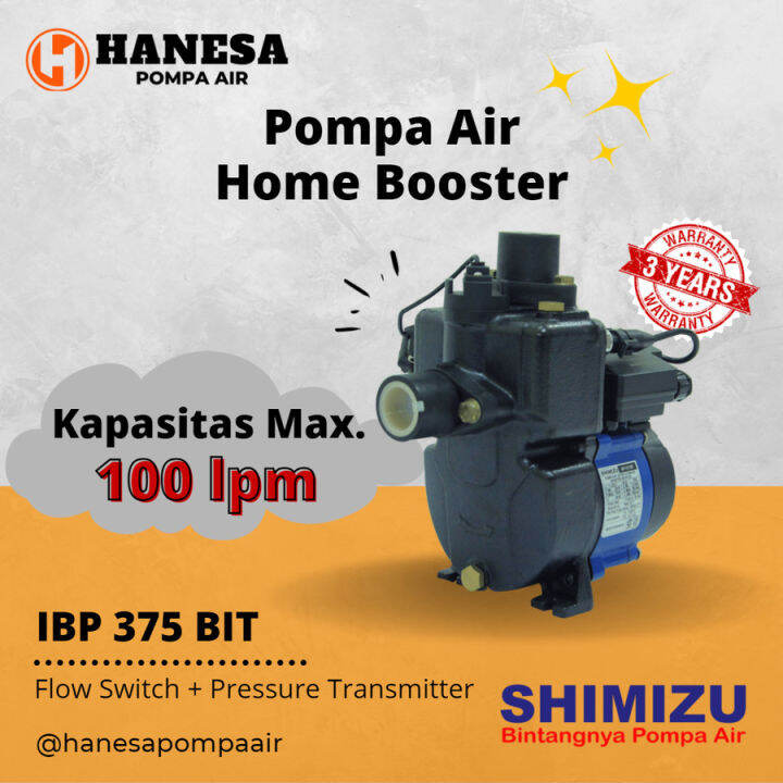 Shimizu IBP 375 BIT Pompa Dorong Otomatis (Booster Pump) Lazada Indonesia