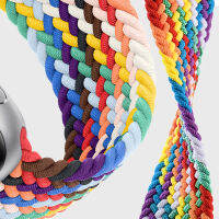 Braided Solo Loop For Apple Watch band 44mm 40mm 45mm 41mm 42mm38 Fabric Nylon Elastic Belt Bracelet iWatch 3 4 5 SE 6 7 Strap