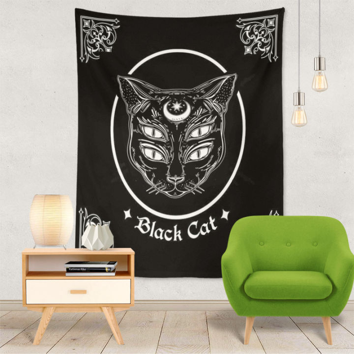cat-home-decor-tapestry-macrame-tapestry-wall-hanging-boho-decor-hippie-witchcraft-tapestry