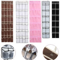 1224 pocket Large Mesh Cloth Storage Hanging Bag Wall-mounted Sundries Organizer Holder Room Shoes Slippers Storage Bag