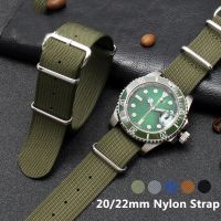 Nato Zulu Nylon Canvas Strap 20mm 22mm Sport Waterproof Military Seatbelt Wrist Bracelet for Rolex/Seiko/Omega/Tudor Watch Band