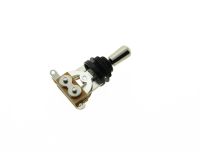 KAISH Black LP 3 Way Guitar Toggle Switch w/ Nickel Metal Tip fits LP SG