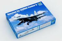 เป่าแตร03917 1144 SU-30MK รัสเซีย FLANKER G Model Kit