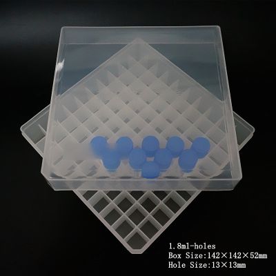 【YF】❃△✺  Factory 2pcs/lot 1.5ml 1.8ml 2ml Lab Cryo Tube Storage Plastic Frozen