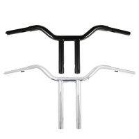 ✘ﺴ Retro Motorbike Handlebars 12 14 Rise Pullback T-bars 1 Handles for Dyna Electra Glide Sportster Touring Road King Softail