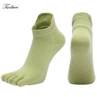 Socks Breathable Combed Cotton Five Non-Slip Pilates Toes