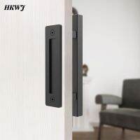 12 Inch Heavy Duty Pull Handle Sliding Barn Door Handle Pull Set Carbon/Stainless Steel Square Shape Furniture Handle Hardware Door Hardware Locks