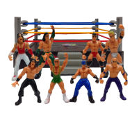 8Pcs12Pcs Wrestler Athlete Wrestling Figure Gladiator Model Set Arena Battle Game Toy DIY Assembling Toys Classic Hobbies