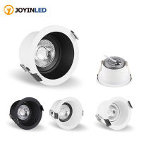 CRI90 Anti-glare LED 5W 7W 10W 12W Embedded Ceiling Downlight Round Spotlights Recessed Led Indoor Ceiling Light For Jewelry