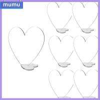 MUMU 10Pcs อะคริลิค ป้ายตาราง รูปหัวใจ โปร่งใสโปร่งใส บัตรที่นั่งที่นั่ง แบบพกพาได้ ว่างเปล่าไม่มี การ์ดเชิญ แต่งงานในงานแต่งงาน